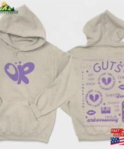 Olivia Guts Tour Track List Aesthetic Sweatshirt Rodrigo Shirt Album Tracklist Tee T-Shirt Unisex Olivia Guts Tour Track List Aesthetic Sweatshirt Rodrigo Shirt Album Tracklist Tee T-Shirt Unisex