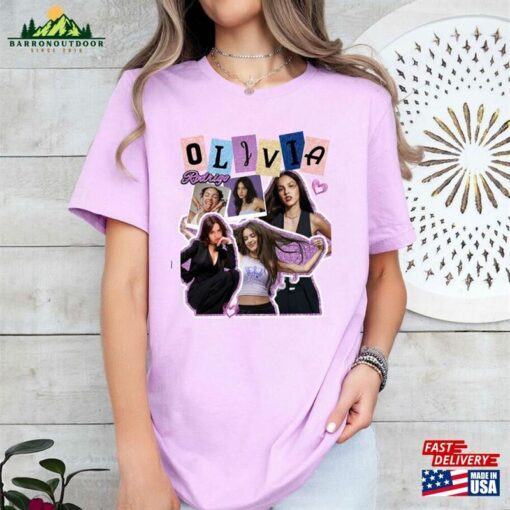 Olivia Guts Tour Two Sides Shirt 2024 Sweatshirt Concert T-Shirt Hoodie