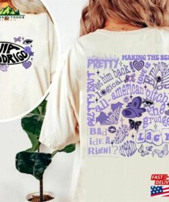 Olivia Rodrigo 2024 Shirt Guts Album Track List Sweatshirt Unisex Hoodie