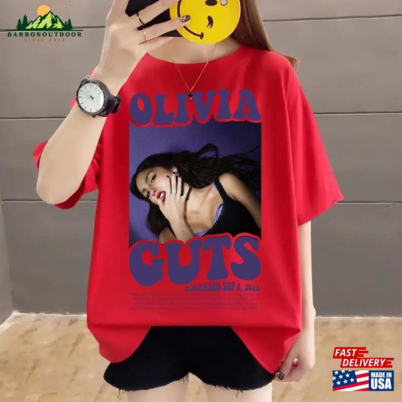 Olivia Rodrigo Eras Tour 2023 T-Shirt Guts Sweatshirt Classic Olivia Rodrigo Eras Tour 2023 T-Shirt Guts Sweatshirt Classic