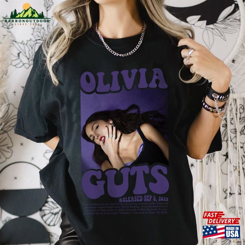Olivia Rodrigo Eras Tour 2023 T-Shirt Guts Sweatshirt Classic Olivia Rodrigo Eras Tour 2023 T-Shirt Guts Sweatshirt Classic