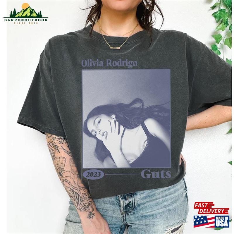 Olivia Rodrigo Eras Tour 2023 T-Shirt Guts Sweatshirt Unisex Olivia Rodrigo Eras Tour 2023 T-Shirt Guts Sweatshirt Unisex