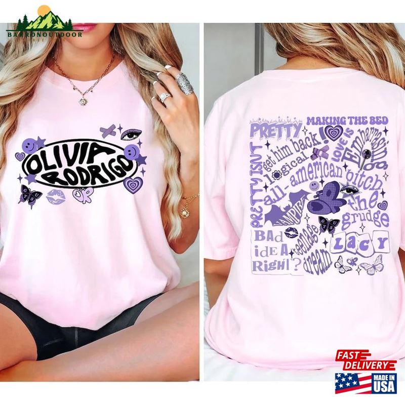 Olivia Rodrigo Gut Tour 2024 Shirt Guts Album Tee Sweatshirt Hoodie Classic Olivia Rodrigo Gut Tour 2024 Shirt Guts Album Tee Sweatshirt Hoodie Classic
