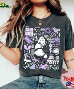 Olivia Rodrigo Guts Comfort Colors Shirt 2023 Album Track List Tee Merch Sweatshirt Hoodie