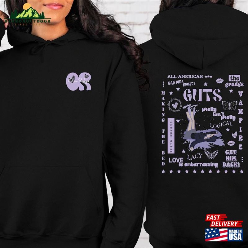 Olivia Rodrigo Guts Hoodie Sweatshirt Classic Olivia Rodrigo Guts Hoodie Sweatshirt Classic