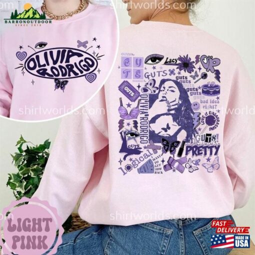 Olivia Rodrigo Guts Sweatshirt Merch Tour 2024 Shirt Hoodie Classic