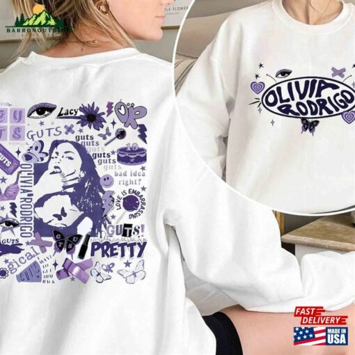 Olivia Rodrigo Guts Sweatshirt Merch Tour 2024 Shirt Unisex T-Shirt