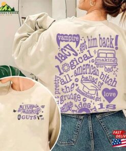 Olivia Rodrigo Guts Tour 2024 Shirt The World T-Shirt Hoodie Sweatshirt