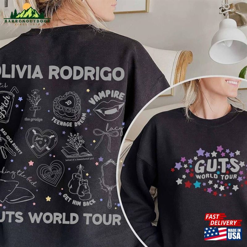 Olivia Rodrigo Guts Tour 2024 Shirt The World T-Shirt Unisex Classic Olivia Rodrigo Guts Tour 2024 Shirt The World T-Shirt Unisex Classic