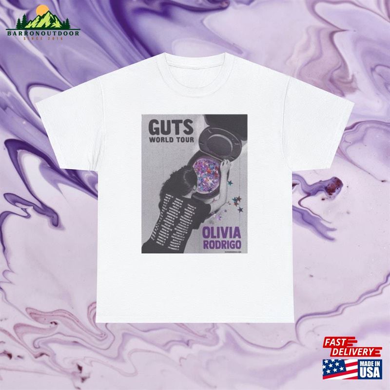 Olivia Rodrigo Guts Tour Merch Tee Unisex Sweatshirt Olivia Rodrigo Guts Tour Merch Tee Unisex Sweatshirt