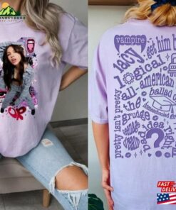 Olivia Rodrigo Guts Tour Track List Shirt Sweatshirt Unisex Classic