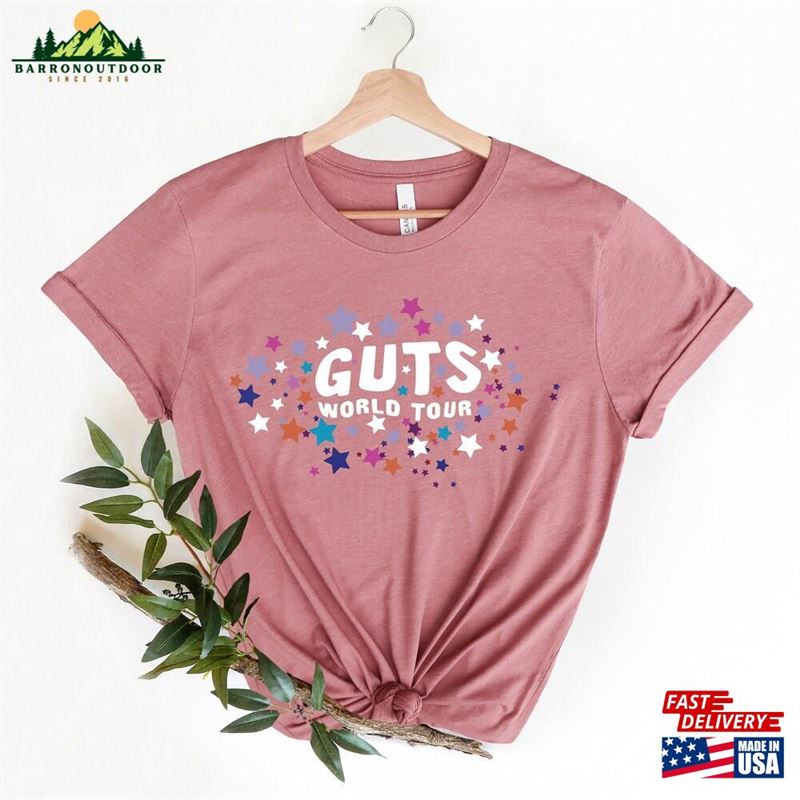 Olivia Rodrigo Guts World Tour T-Shirt Music Concert Shirt 2024 Hoodie Olivia Rodrigo Guts World Tour T-Shirt Music Concert Shirt 2024 Hoodie