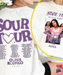 Olivia Rodrigo Sour Tour 2023 Sweatshirt Vintage Unisex T-Shirt Hoodie Classic