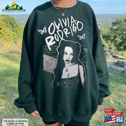 Olivia Rodrigo Vintage Unisex Shirt T-Shirt Graphic Tee Sweatshirt