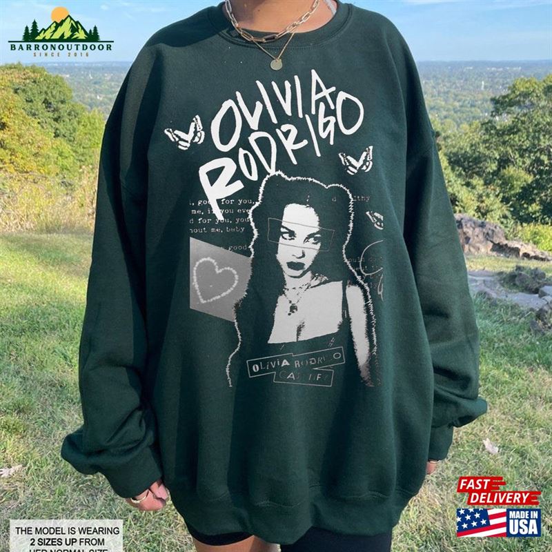 Olivia Rodrigo Vintage Unisex Shirt T-Shirt Graphic Tee Sweatshirt Olivia Rodrigo Vintage Unisex Shirt T-Shirt Graphic Tee Sweatshirt