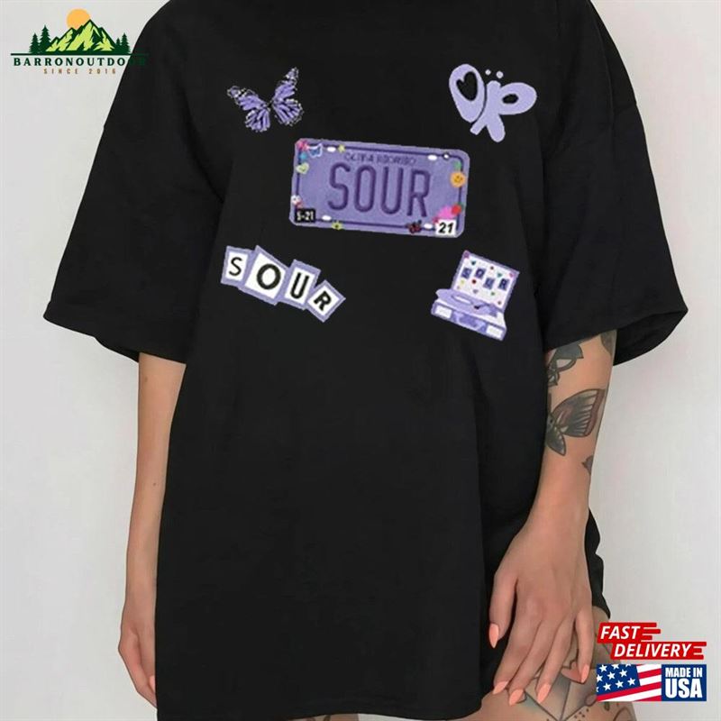 Olivia Sour Tour 2023 Shirt Rodrigo T-Shirt Album Unisex Sweatshirt Olivia Sour Tour 2023 Shirt Rodrigo T-Shirt Album Unisex Sweatshirt