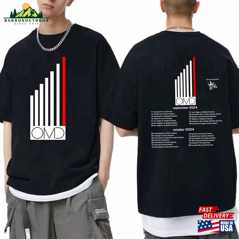 Omd North American Bauhaus Staircase Tour 2024 Shirt Orchestral Manoeuvres In The Dark Band Fan Unisex Classic Omd North American Bauhaus Staircase Tour 2024 Shirt Orchestral Manoeuvres In The Dark Band Fan Unisex Classic