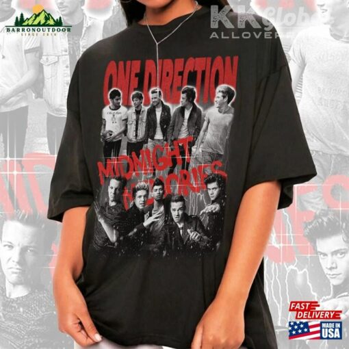 One Direction Music Shirt 90S Vintage Merch Midnight Memories Album Tour 2023 1D Unisex Tee Sweat 240623S3 Classic T-Shirt