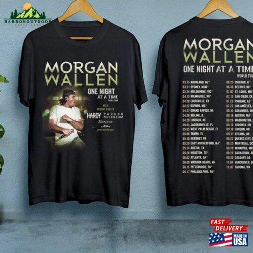 One Night At A Time Morgan Wallen 2023 Tour Shirt Fan Gift Country Music Unisex Sweatshirt