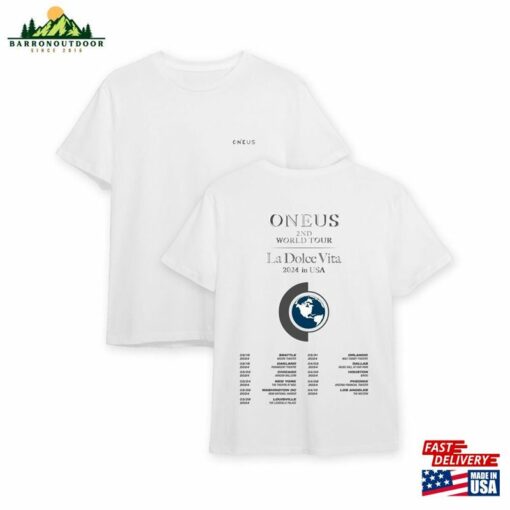 Oneus La Dolce Vita Us Tour’luna’shirt Sweatshirt Classic