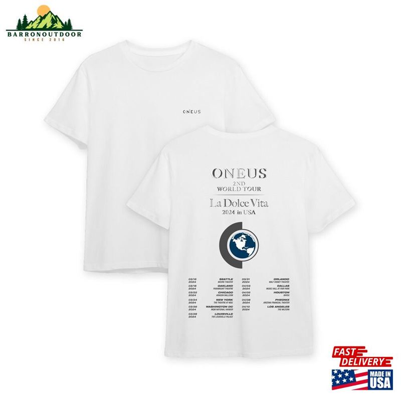 Oneus La Dolce Vita Us Tour'luna'shirt Sweatshirt Classic Oneus La Dolce Vita Us Tour'luna'shirt Sweatshirt Classic