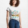 Open Book With Flowers Classic T-Shirt