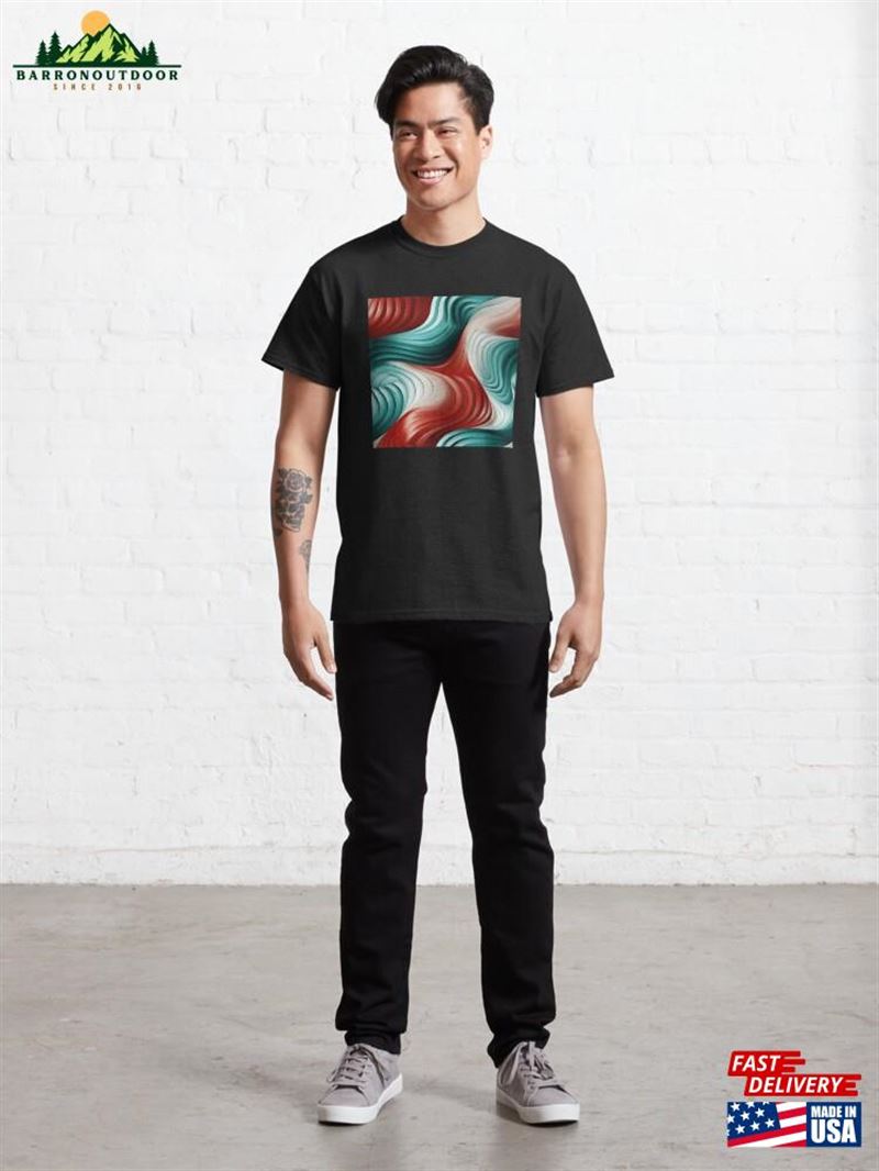 Optical Illusion Pattern Classic T-Shirt Unisex Optical Illusion Pattern Classic T-Shirt Unisex