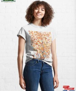 Orange And Yellow Autumn Cherry Tree Classic T-Shirt Unisex