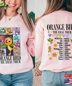 Orange Bird Epcot World Tour Shirt The Eras Flowers And Garden T-Shirt Sweatshirt