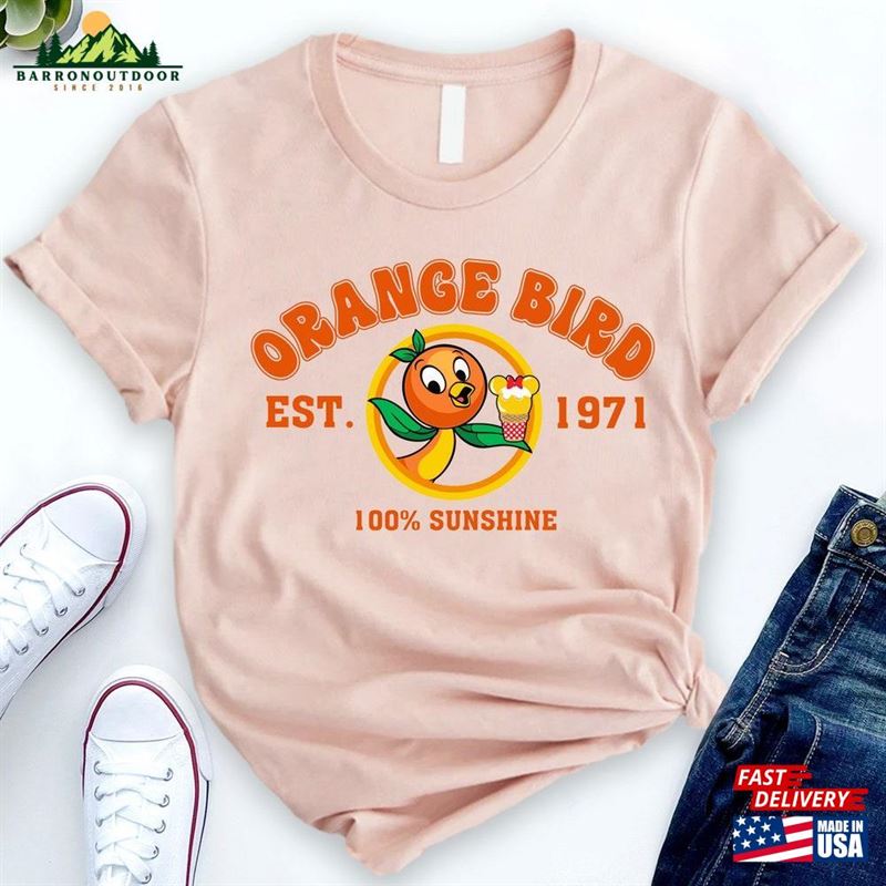 Orange Bird Sunshine Shirt Disney Beach Hoodie Unisex Orange Bird Sunshine Shirt Disney Beach Hoodie Unisex