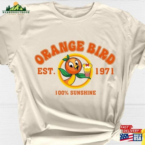 Orange Bird Sunshine Shirt Disney Beach Hoodie Unisex