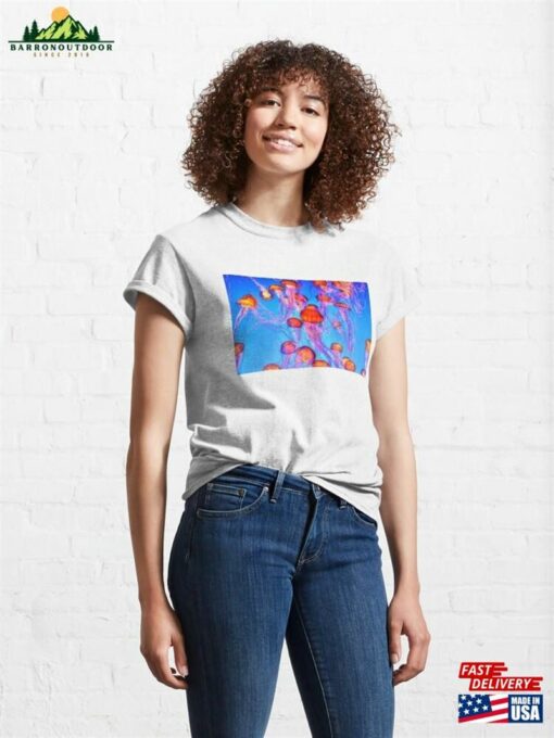 Orange Jellyfish Classic T-Shirt Unisex Sweatshirt