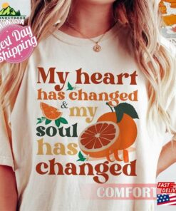 Orange Juice Shirt My Heart Has Changed Noah Kahan Comfort Colors T-Shirt Classic