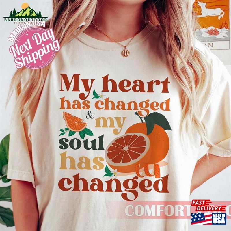 Orange Juice Shirt My Heart Has Changed Noah Kahan Comfort Colors T-Shirt Classic Orange Juice Shirt My Heart Has Changed Noah Kahan Comfort Colors T-Shirt Classic