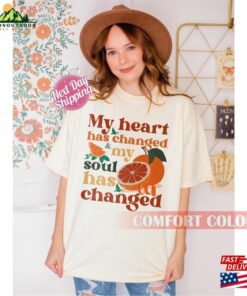 Orange Juice Shirt My Heart Has Changed Noah Kahan Comfort Colors T-Shirt Classic