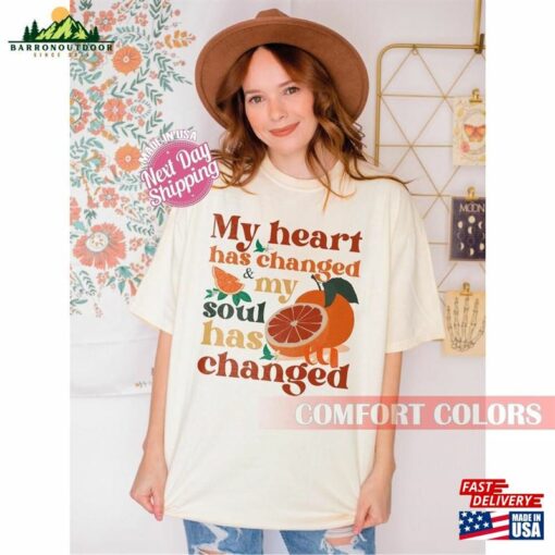 Orange Juice Shirt My Heart Has Changed Noah Kahan Comfort Colors T-Shirt Classic