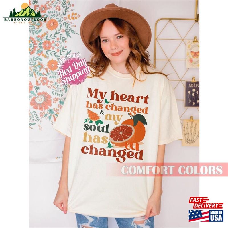 Orange Juice Shirt My Heart Has Changed Noah Kahan Comfort Colors T-Shirt Classic Orange Juice Shirt My Heart Has Changed Noah Kahan Comfort Colors T-Shirt Classic