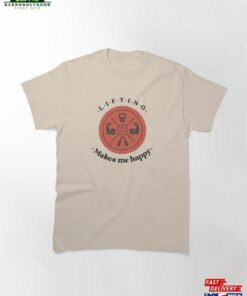 Orange Plate Lifting Classic T-Shirt Hoodie