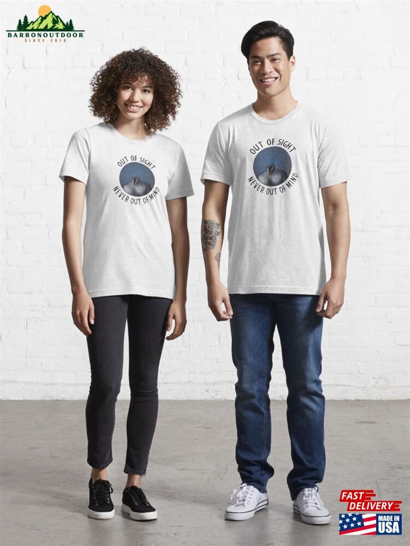 Out Of Sight Never Mind Translucent Essential T-Shirt Classic Out Of Sight Never Mind Translucent Essential T-Shirt Classic