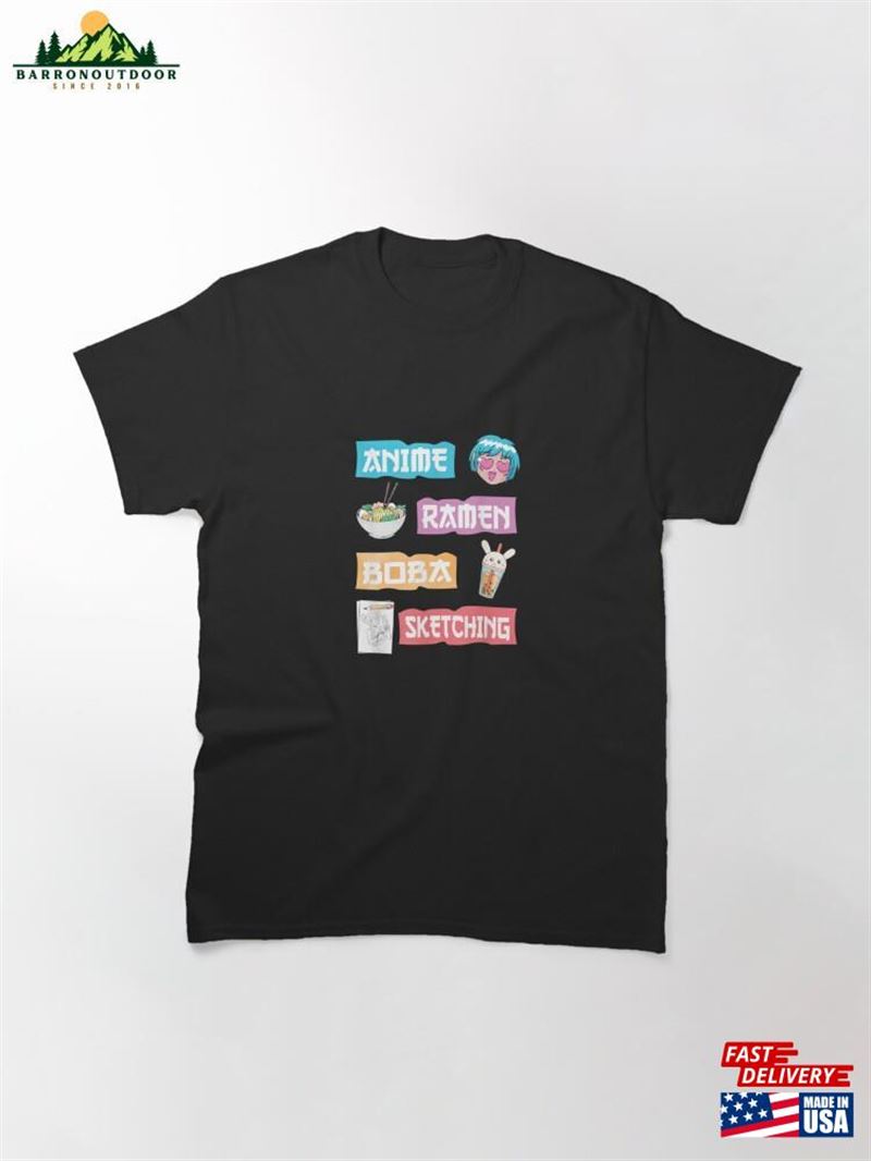 Oversized Anime Ramen Boba Sketching Shirt For Women Baggy Tshirt Cartoon Lovers Hoodie T-Shirt Oversized Anime Ramen Boba Sketching Shirt For Women Baggy Tshirt Cartoon Lovers Hoodie T-Shirt