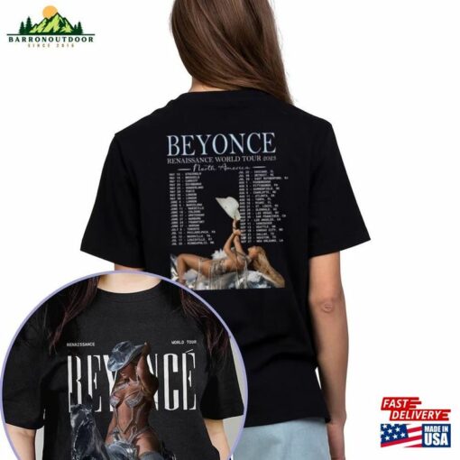 Oversized Beyonce Renaissance 2023 World Tour T-Shirt Vintage Shirt Unisex