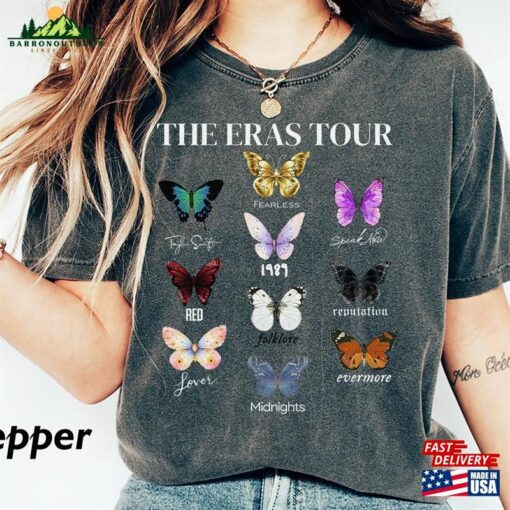 Oversized The Eras Tour T-Shirt 2023 Taylor Swift Vintage Style Tee Fan Hoodie Unisex