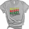 Adult Merry Merry Christmas Bella Canvas T-shirt