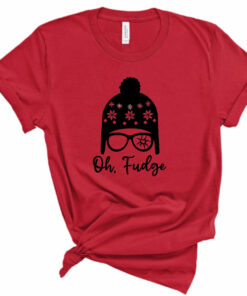 Adult Oh Fudge Christmas Bella Canvas T-shirt