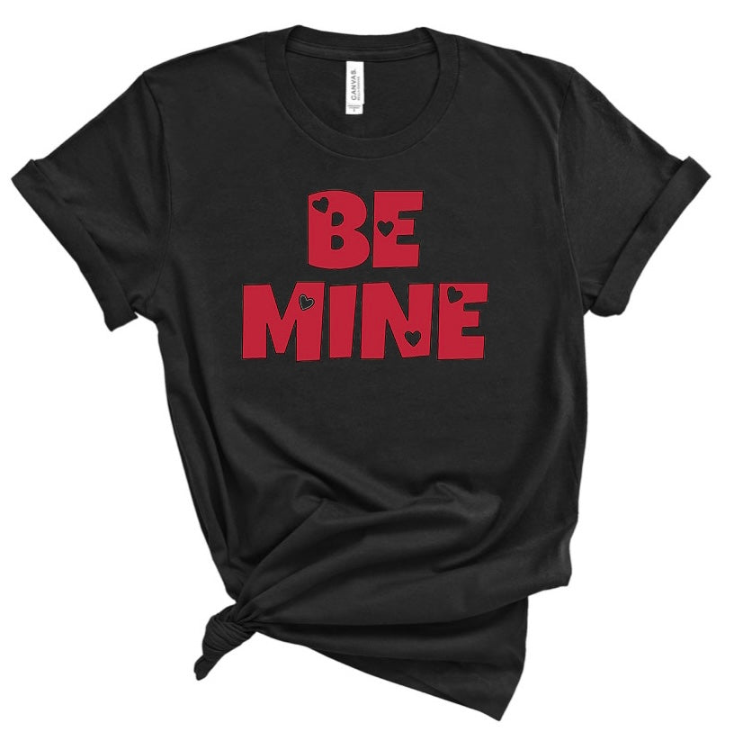 Be Mine Valentine’s Day Bella Canvas T-shirt Be Mine Valentine’s Day Bella Canvas T-shirt
