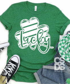 Clover Lucky St. Patrick’s Day Bella Canvas T-shirt