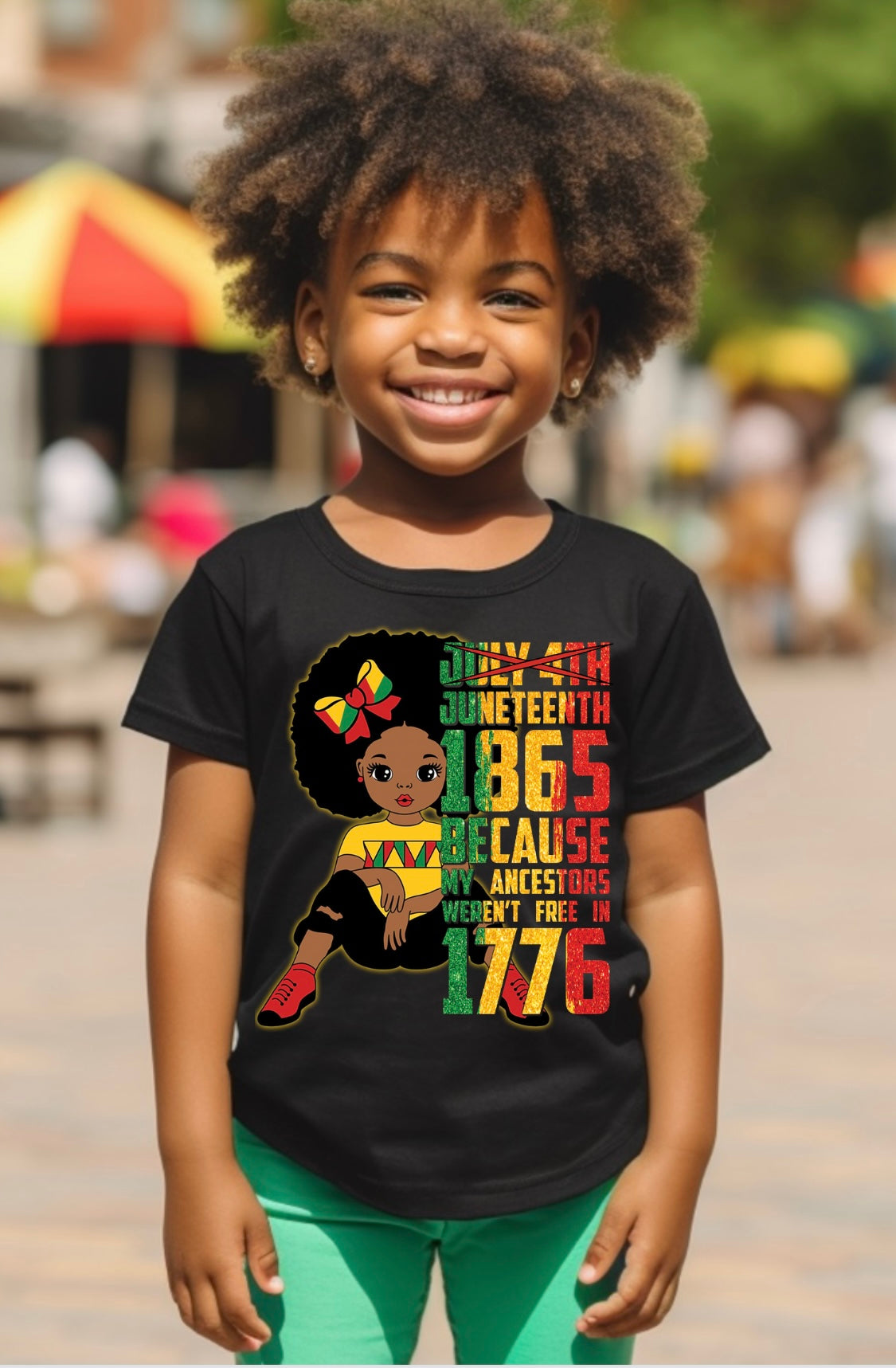 Juneteenth Afro Girl Juneteenth Afro Girl