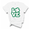 LOVE Shamrock St. Patrick’s Day Bella Canvas T-shirt