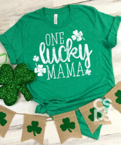 One Lucky Mama St. Patrick’s Day Bella Canvas T-shirt One Lucky Mama St. Patrick’s Day Bella Canvas T-shirt