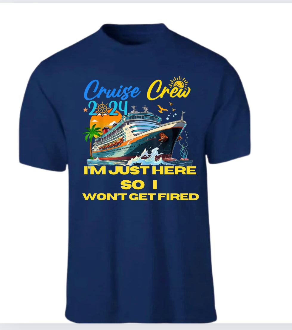 Personalized Cruise Crew Shirts Personalized Cruise Crew Shirts